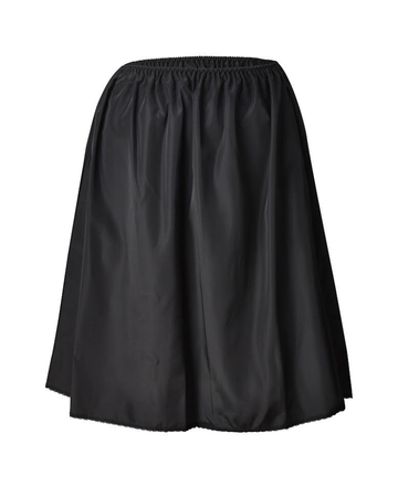 Heirloom 5525 25" Black Taffeta Half Slip myselflingerie.com